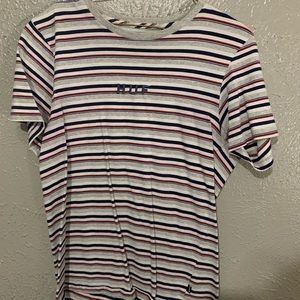 Huf stripe t shirt